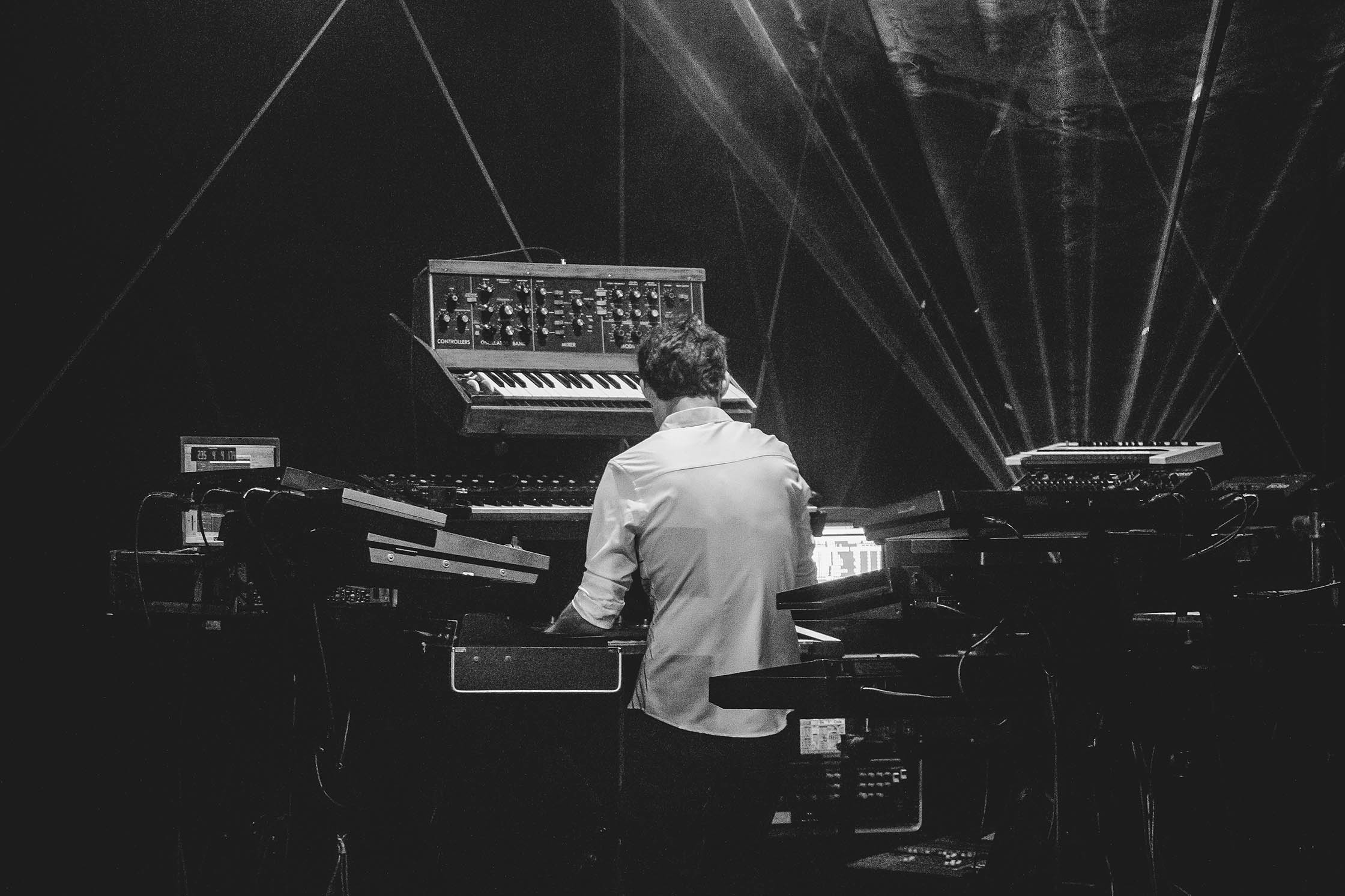 Carlos Trilha em performance, 2018