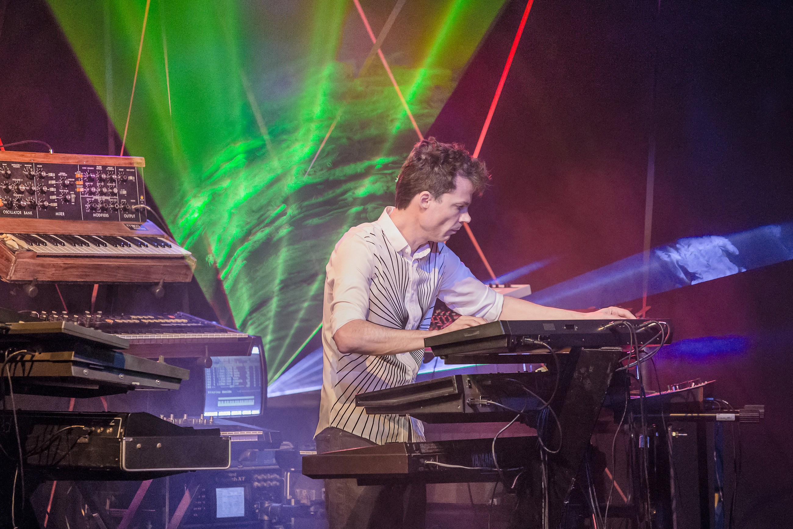 Carlos Trilha em performance, 2018