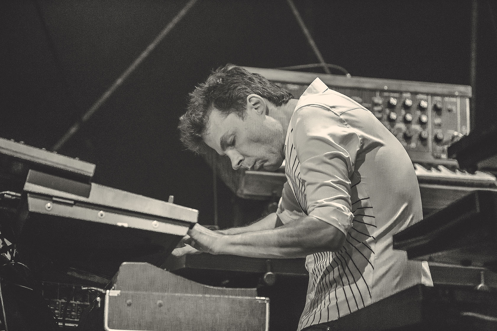 Carlos Trilha em performance, 2018