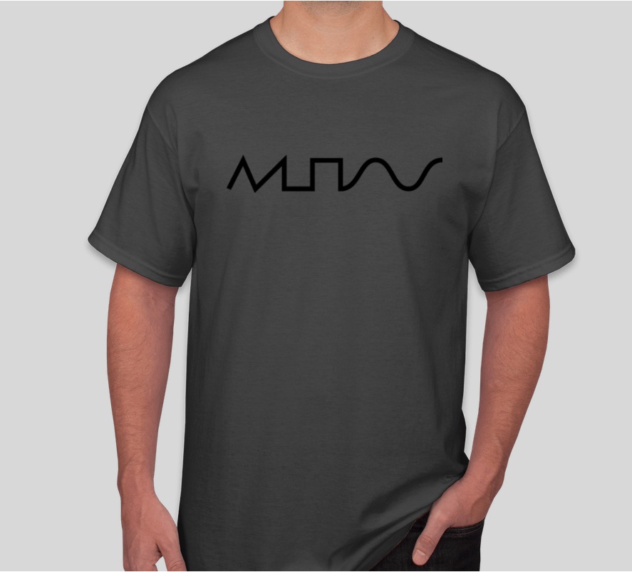 Camiseta Four SynthsWaves Cinza